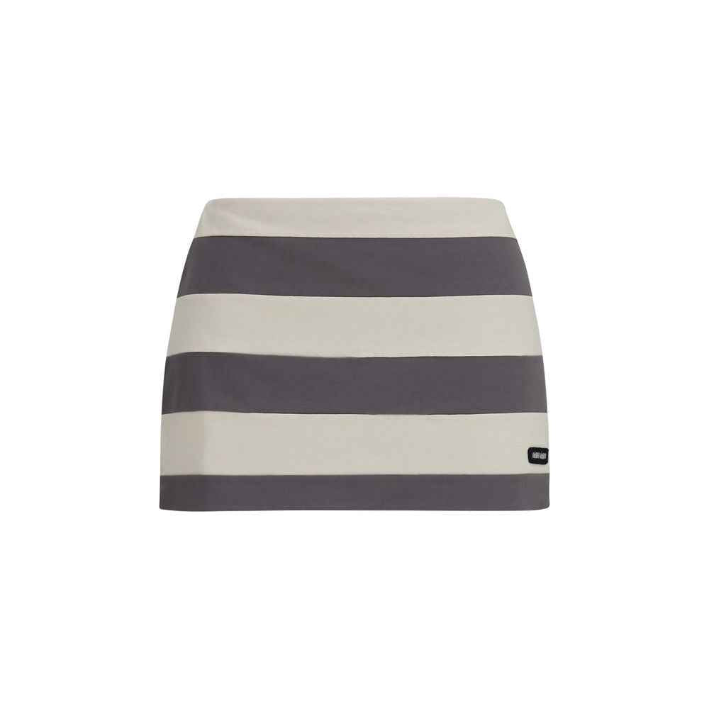 Miu Miu Multicolor Cotton Mini Skirt