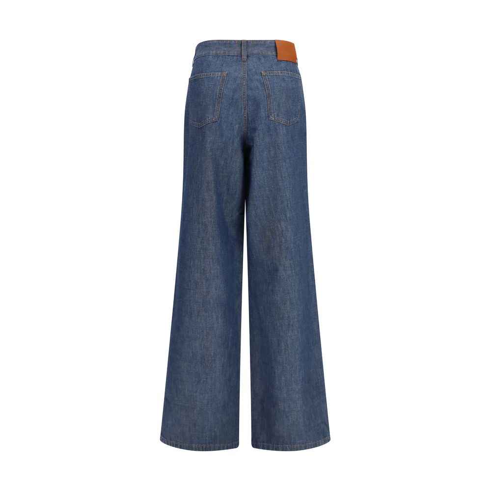 Fendi Blue Cotton Jeans Denim
