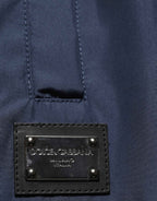 Dolce & Gabbana Dark Blue Polyester Jogger Sweatpants Pants