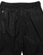 Dolce & Gabbana Black Cotton Mid Waist Jogger Sweatpants Pants