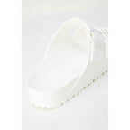 Birkenstock White Plastic Flat Sandals