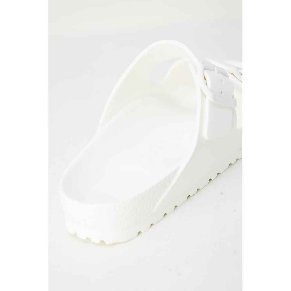 Birkenstock White Plastic Flat Sandals