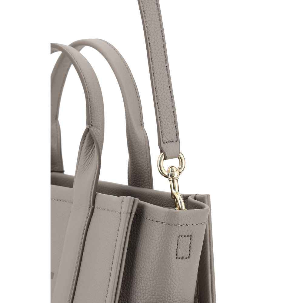 Marc Jacobs Gray Calf Leather Bos Taurus Handbag