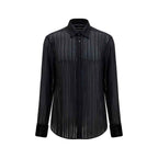 Gucci Black Silk Dress Shirt