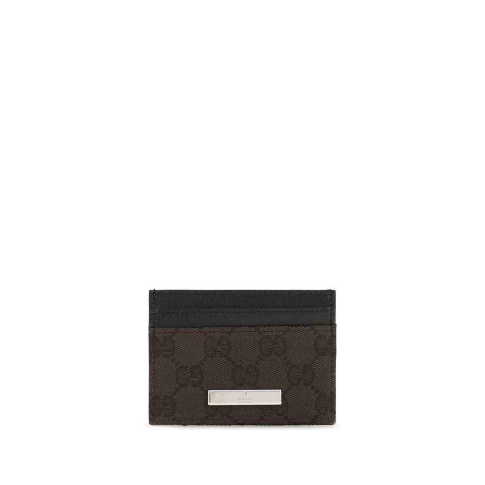 Gucci Brown Fabric Wallet