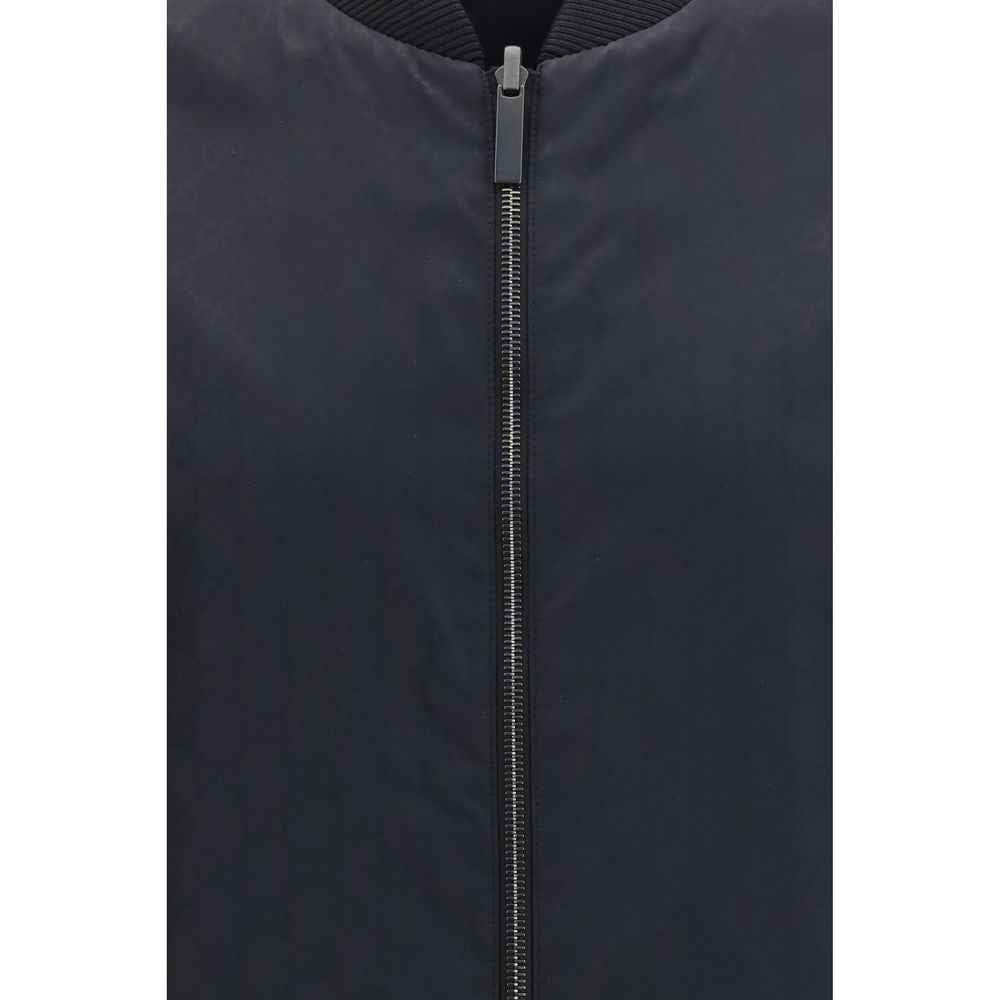 Gucci Black Polyamide Bomber