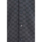 Gucci Gray Wool Oves Aries Cardigan