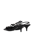 Miu Miu Black Leather High Heel Pumps