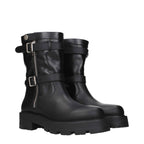 Christian Dior Black Leather Ankle Boots
