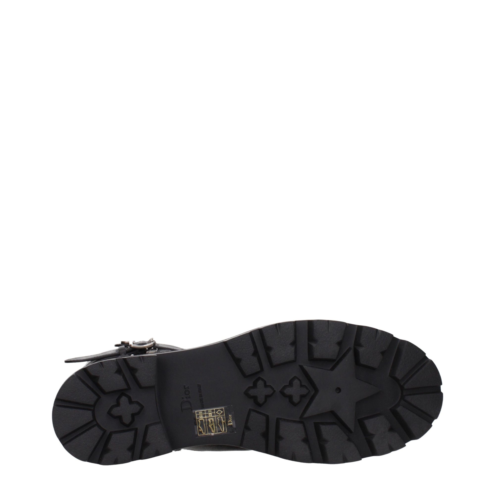 Christian Dior Black Leather Ankle Boots