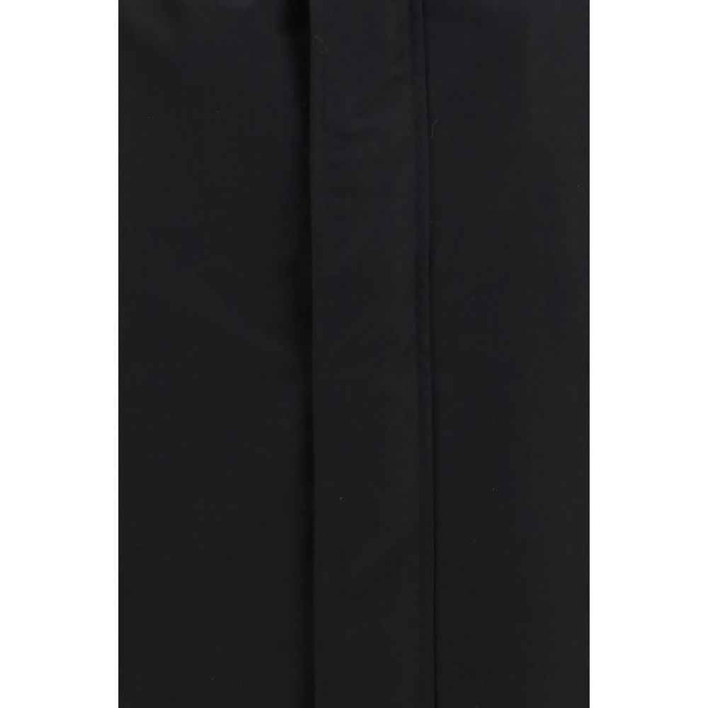 Gucci Black Cotton Full-Length Jacket