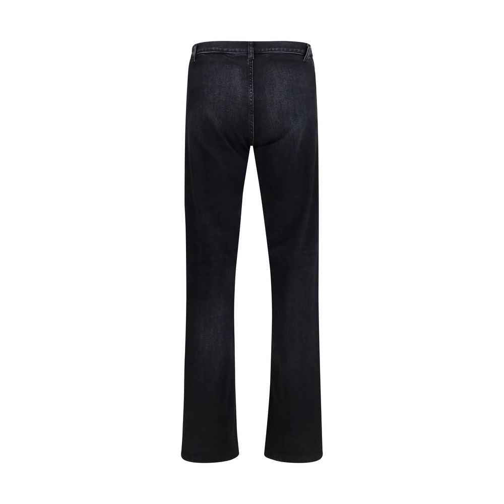 Gucci Black Cotton Flared Jeans