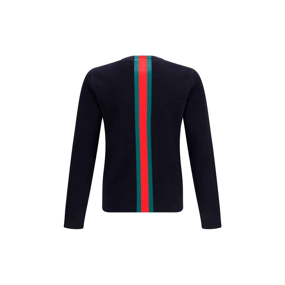 Gucci Blue Cotton Sweatshirt