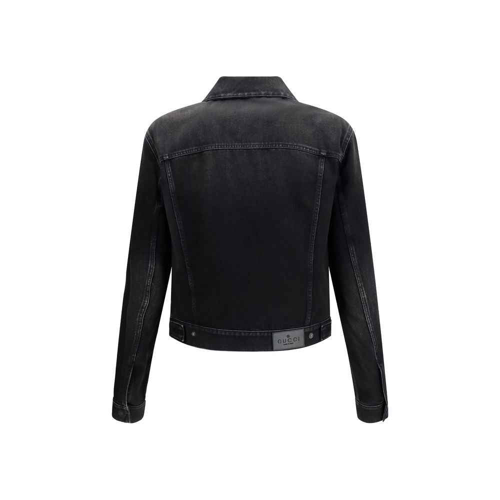 Gucci Blue Cotton Denim Jacket