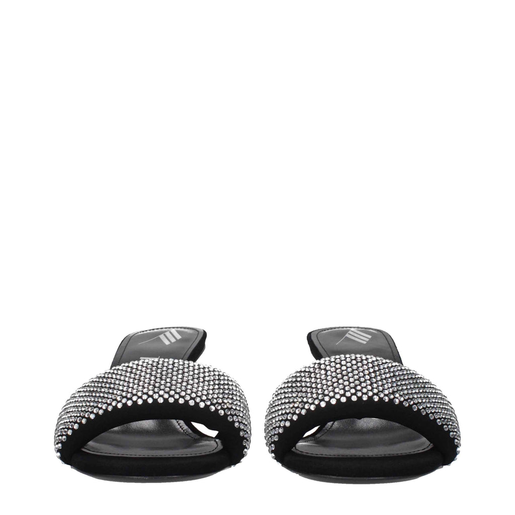 Prada Black Fabric Stiletto Heel Sandals