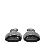 Prada Black Fabric Stiletto Heel Sandals