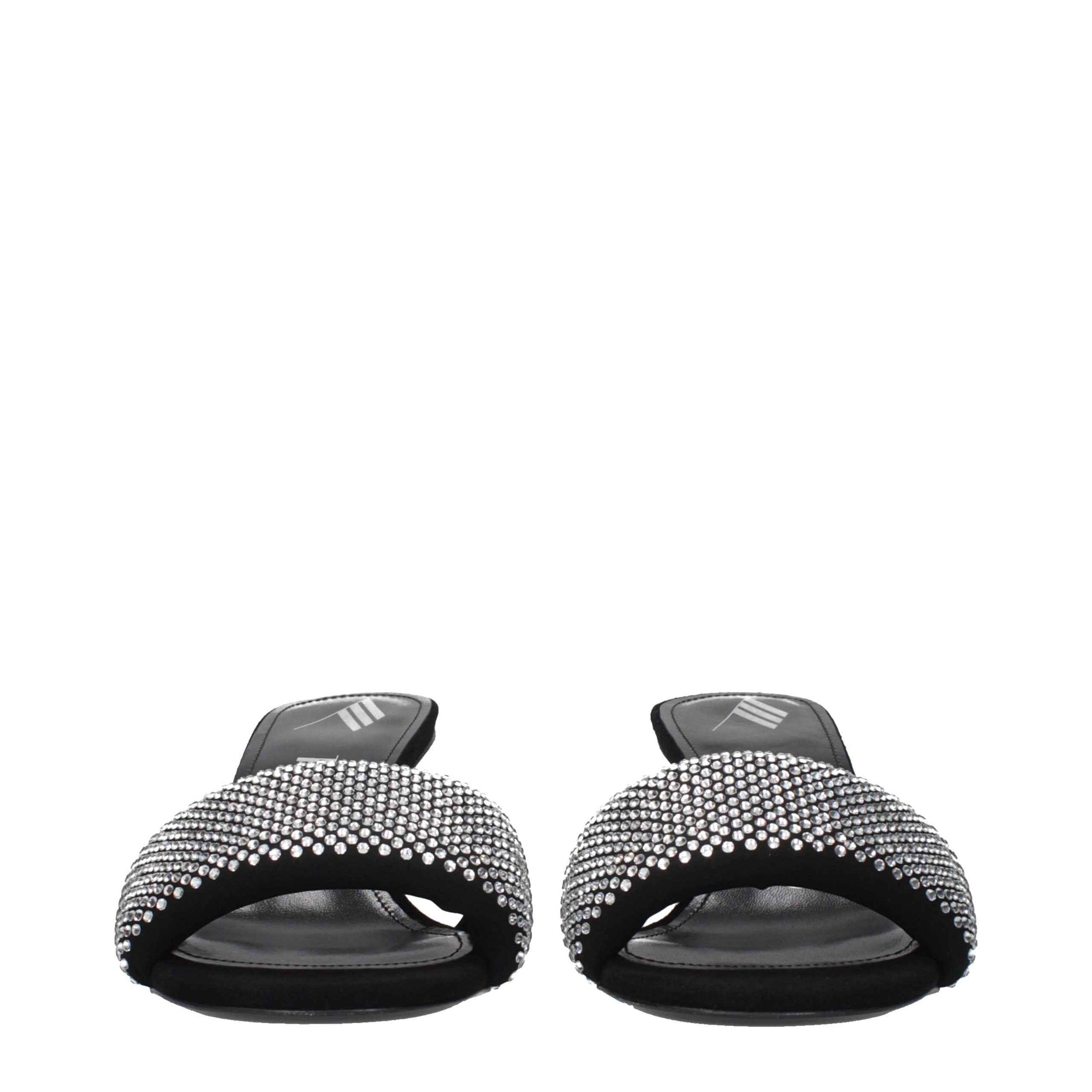 Prada Black Fabric Stiletto Heel Sandals