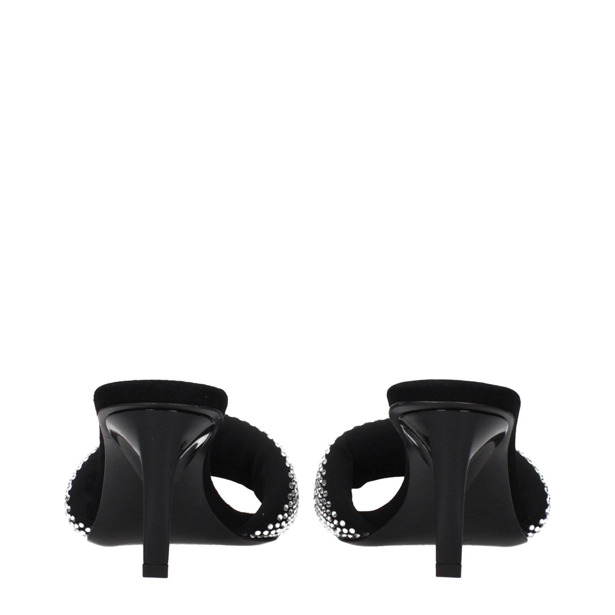 Prada Black Fabric Platform Sandals