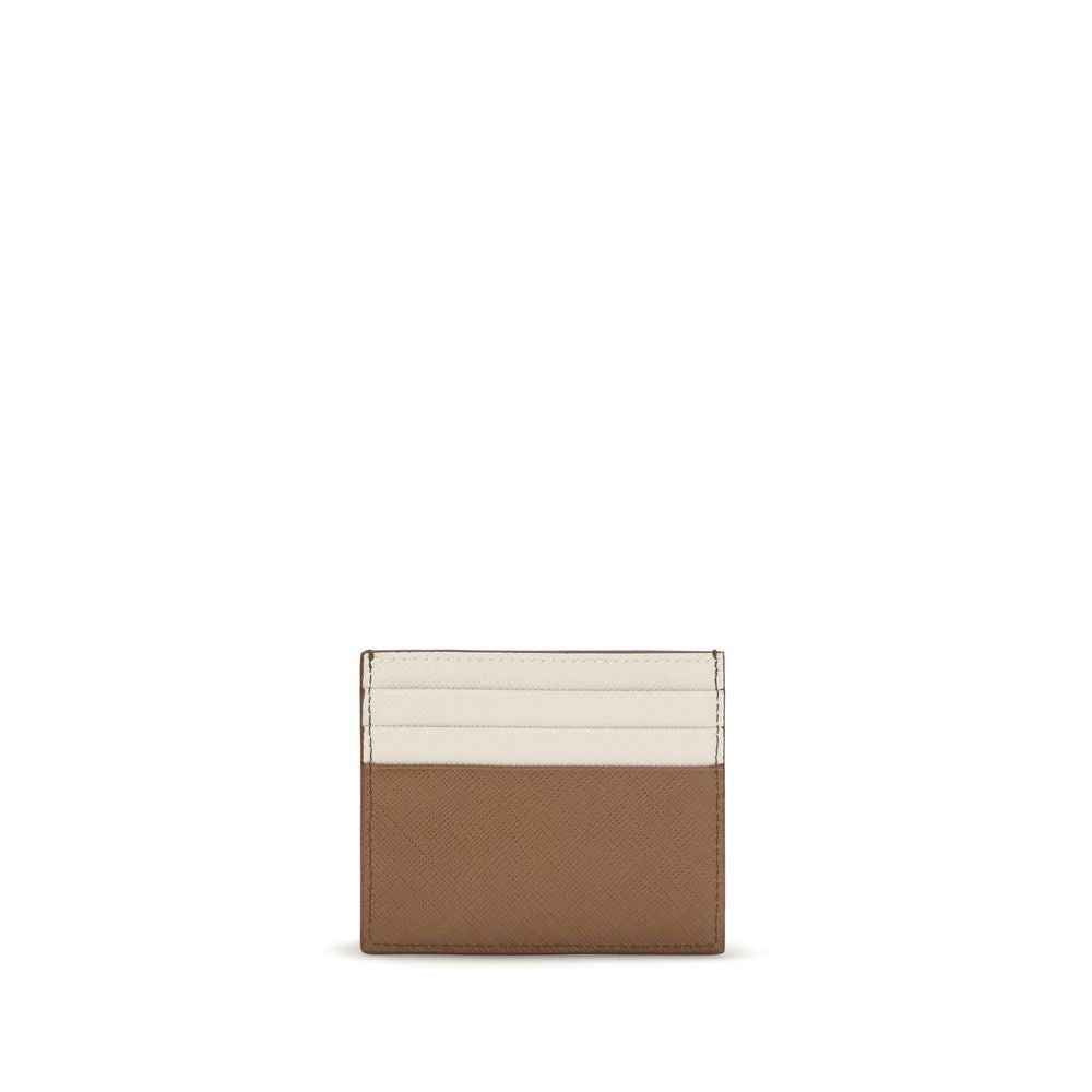 Prada Beige Calf Leather Bos Taurus Wallet
