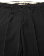 Dolce & Gabbana Black Wool Slim Fit Formal 2 Piece Men Suit