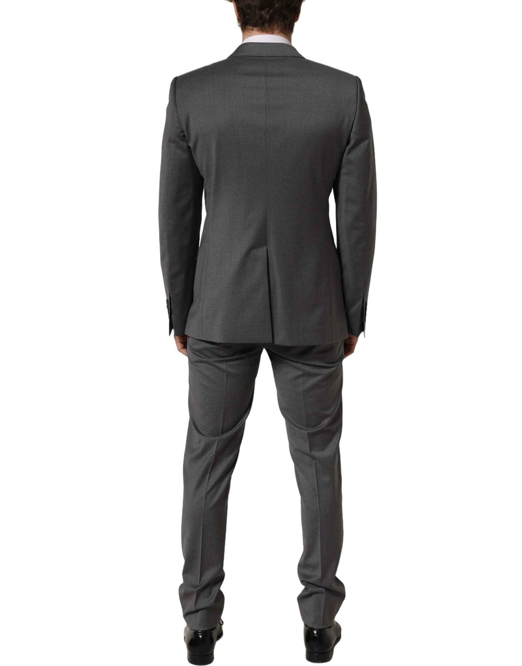 Dolce & Gabbana Gray MARTINI Slim Fit Formal 2Piece Men Suit