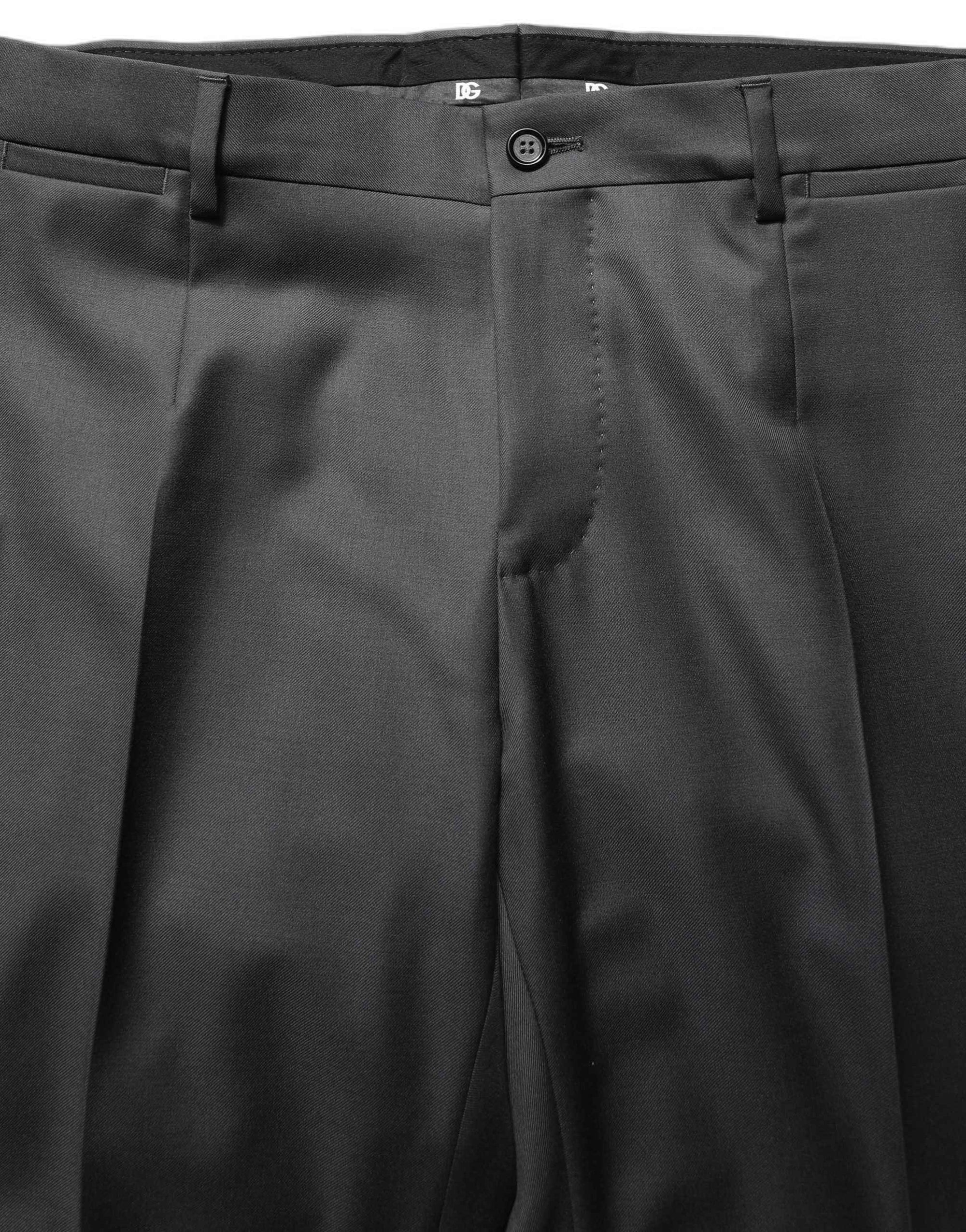 Dolce & Gabbana Gray MARTINI Slim Fit Formal 2Piece Men Suit