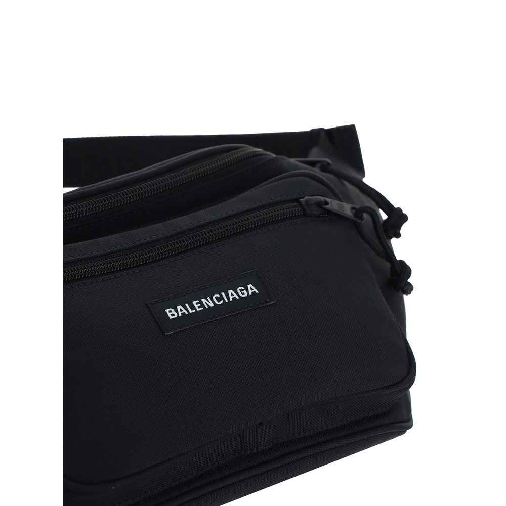 Balenciaga Black Polyester Clutch Bag