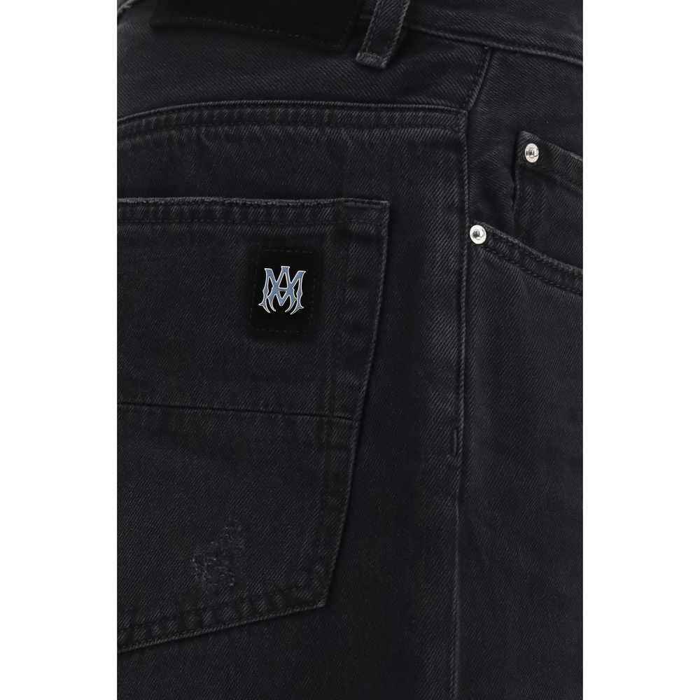 Amiri Black Cotton Jeans Denim