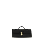 Savette Black Raffia Handbag