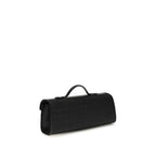 Savette Black Raffia Handbag
