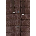 Herno Brown Polyester Full-Length Jacket