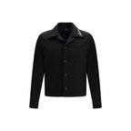 Amiri Black Cotton Full-Length Jacket