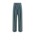 Chloé Bicolor Wool Oves Aries Dress Pants