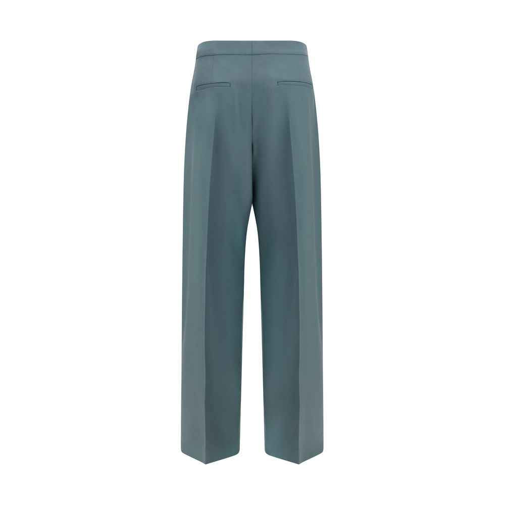 Chloé Bicolor Wool Oves Aries Dress Pants