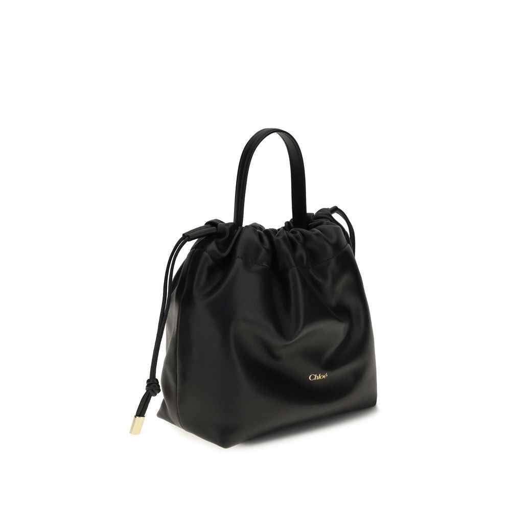 Chloé Black Lamb Ovis Aries Aries Shoulder Bag