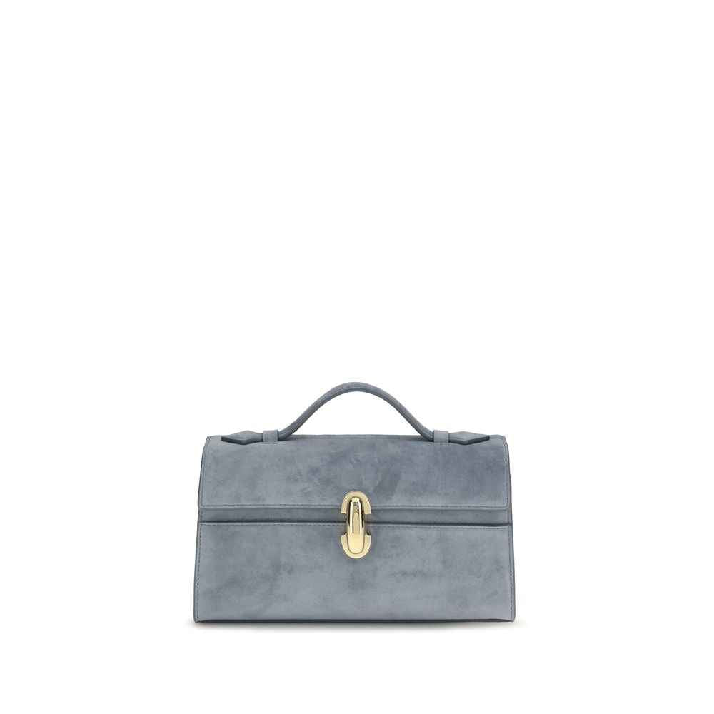 Savette Blue Calf Leather Bos Taurus Handbag