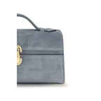 Savette Blue Calf Leather Bos Taurus Handbag