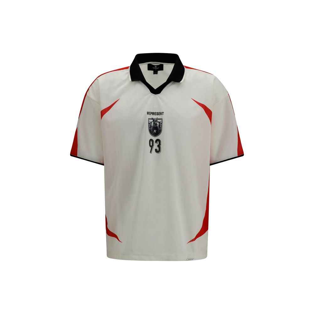 Represent White Polyester T-Shirt
