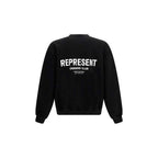 Represent Black Cotton Sweatshirt
