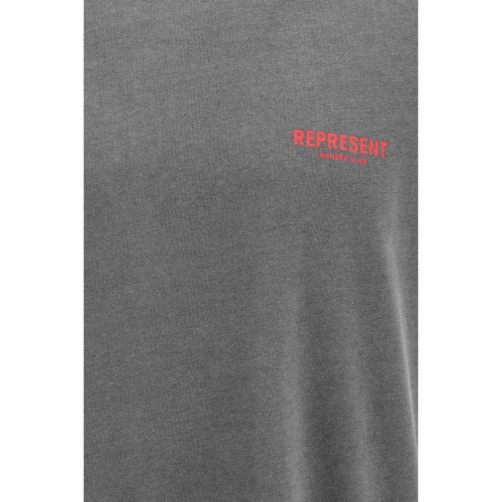 Represent Gray Cotton T-Shirt