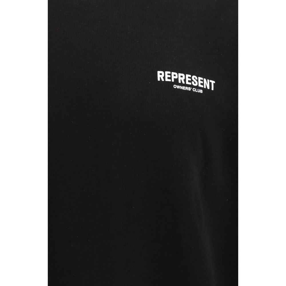 Represent Black Cotton Sweatshirt