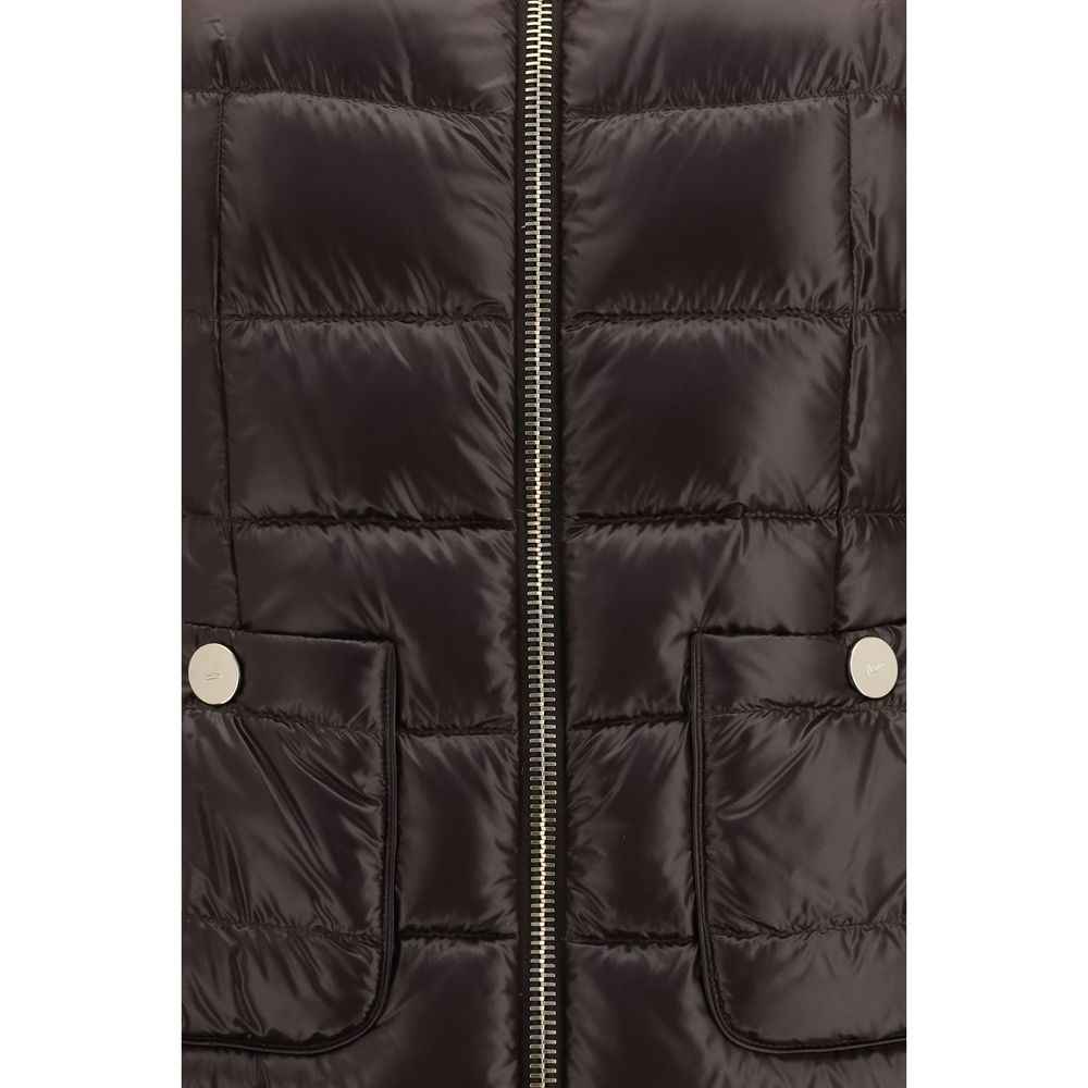 Herno Brown Polyamide Full-Length Jacket