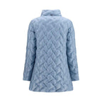 Herno Blue Polyester Full-Length Jacket