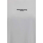 Alexander Wang White Cotton T-Shirt