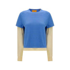 Guest in Residence Blue Cotton Sweatshirt