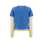 Guest in Residence Blue Cotton Sweatshirt