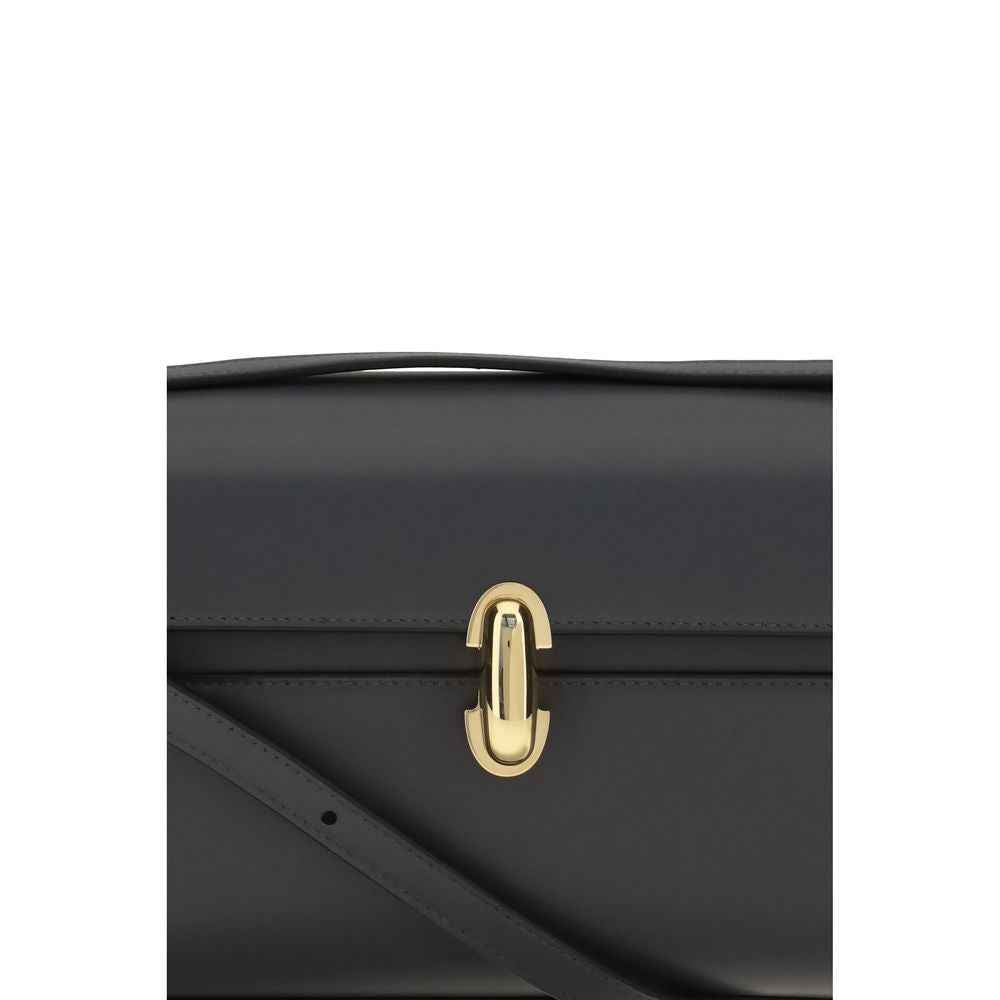 Savette Gray Calf Leather Bos Taurus Shoulder Bag