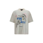 Represent Beige Cotton T-Shirt