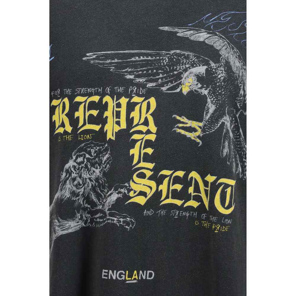Represent Black Cotton T-Shirt
