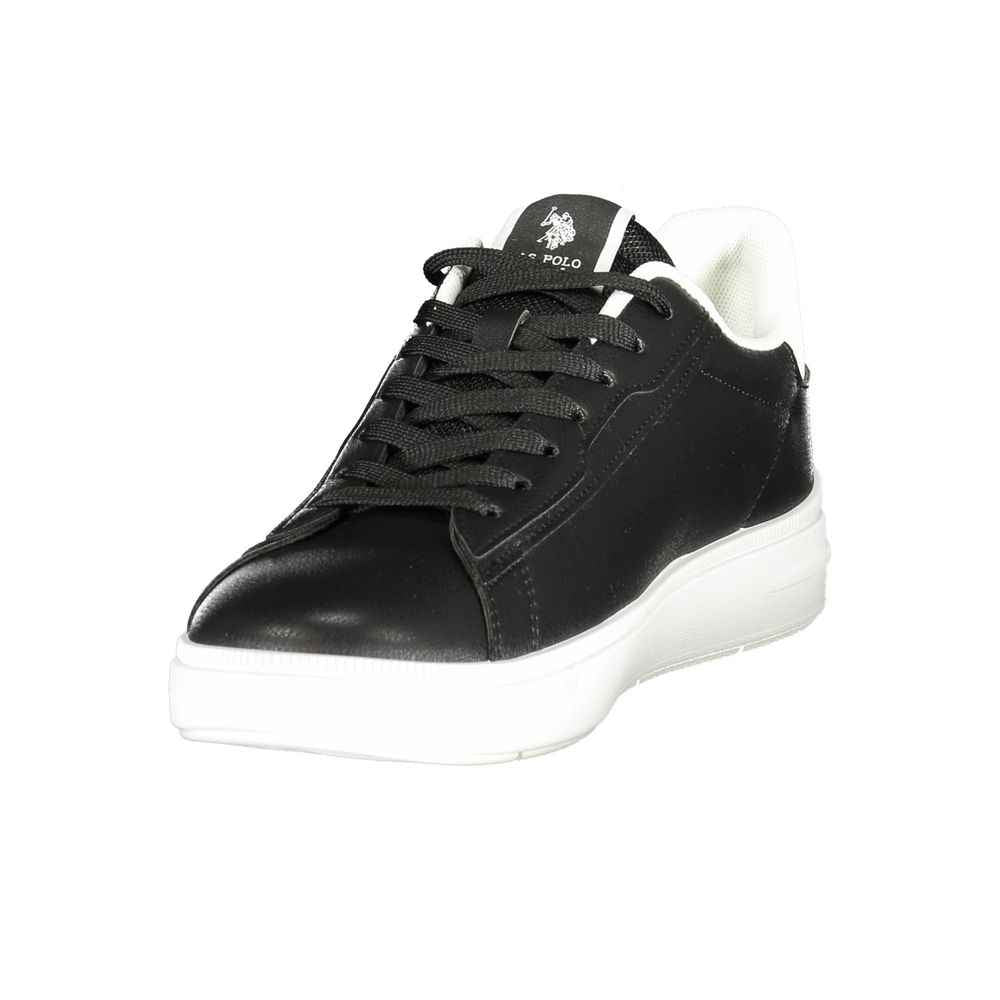 U.S. POLO ASSN. Black Polyester Men's Sneaker